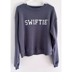 Taylor Swift Swiftie Sweatshirt Womens Medium Blue Eras Tour Soft‎ Cozy
